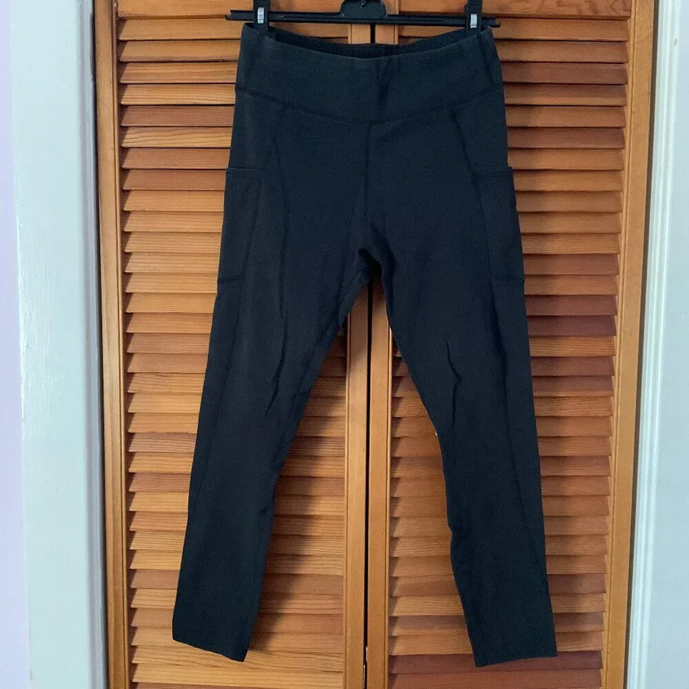 Pact Women's Black Leggings with Pockets Medium - Picture 1 of 2